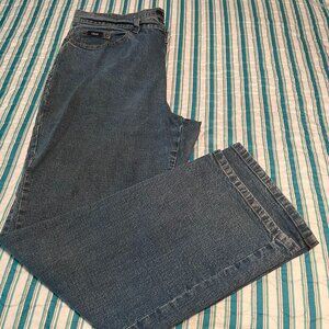 Izod Used Women's Classic Cut Bue Jeans, Size 16